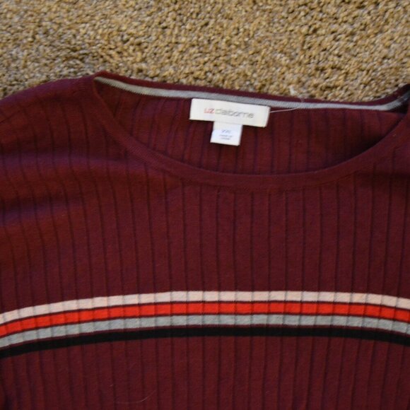 Liz Claiborne Women's Plus Size 2X long-sleeve Lightweight Crew Neck Sweater. - Picture 2 of 8